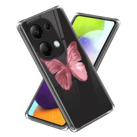 Deksel Xiaomi Redmi Note 13 Pro 4g Rosa Sommerfugl Beskyttelse Deksel