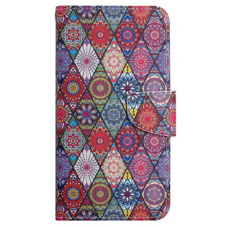 Folio Deksel Xiaomi Redmi Note 13 Pro 4g Nøkkelbånd Kaleidoskop Beskyttelse Deksel