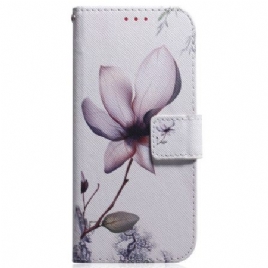 Folio Deksel Xiaomi Redmi Note 13 Pro 4g Rosa Blomst