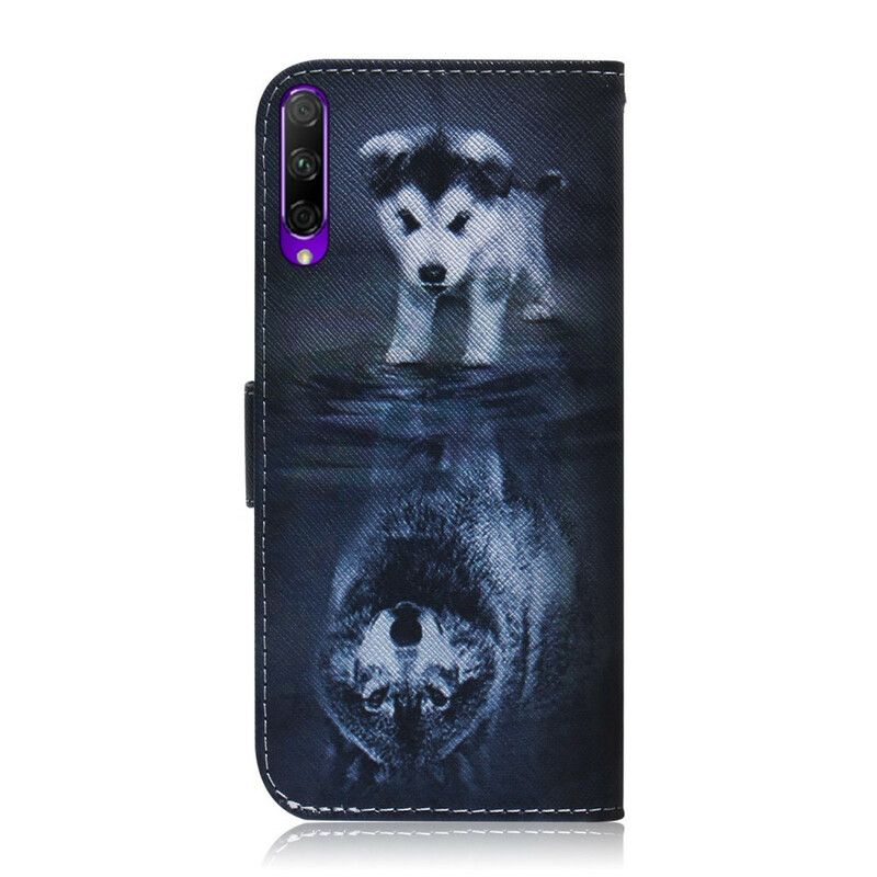 Folio Deksel Til Huawei P Smart Pro / Honor 9X Pro Ernesto The Wolf