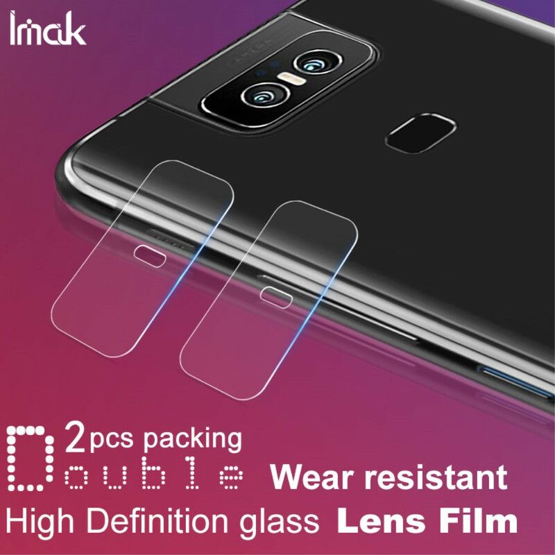 Beskyttende Linse I Herdet Glass For Asus Zenfone 6 Imak