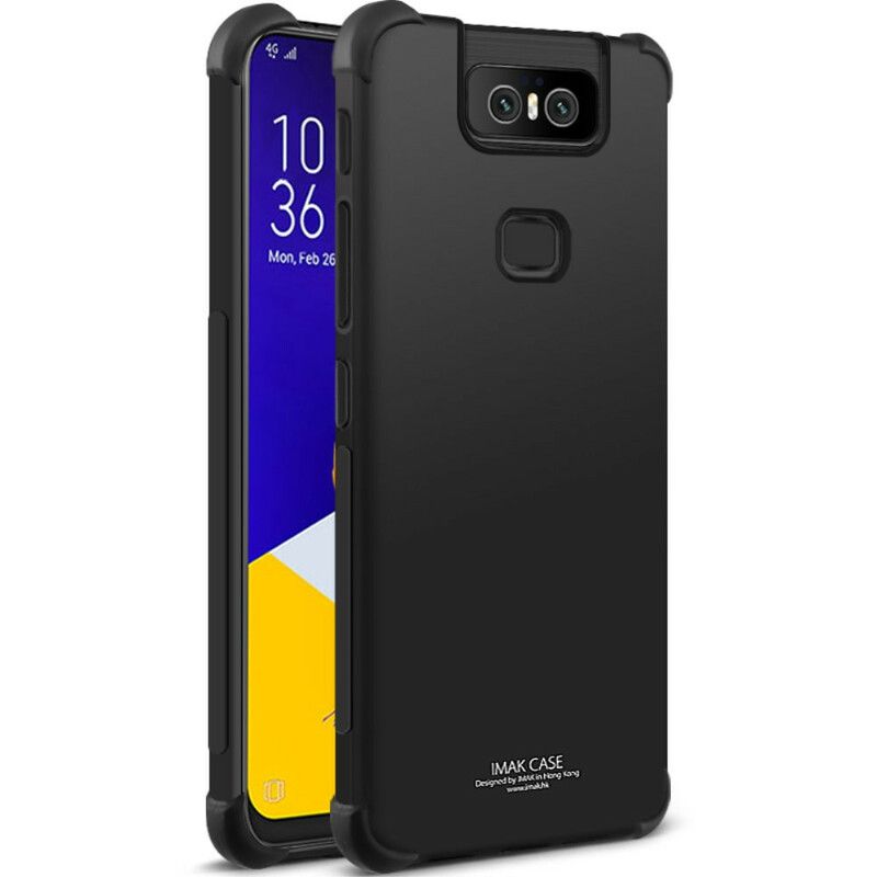 Deksel Til Asus ZenFone 6 Fleksibel Silikon Med Film For Imak-skjerm