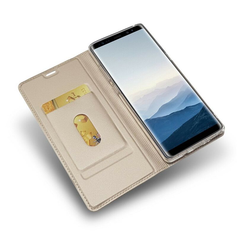 Beskyttelse Deksel Til Samsung Galaxy Note 8 Folio Deksel Premium Skinneffekt