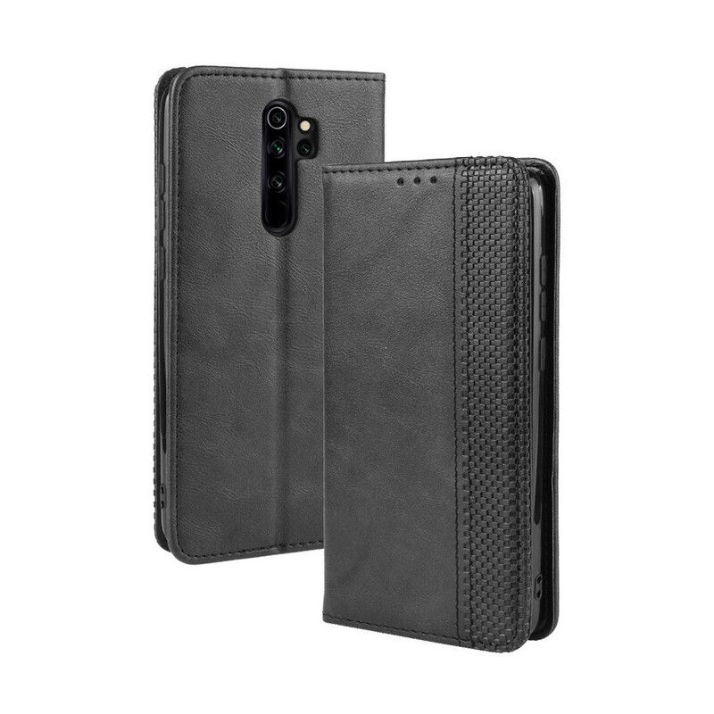 Beskyttelse Deksel Til Xiaomi Redmi Note 8 Pro Folio Deksel Vintage Stilisert Skinneffekt