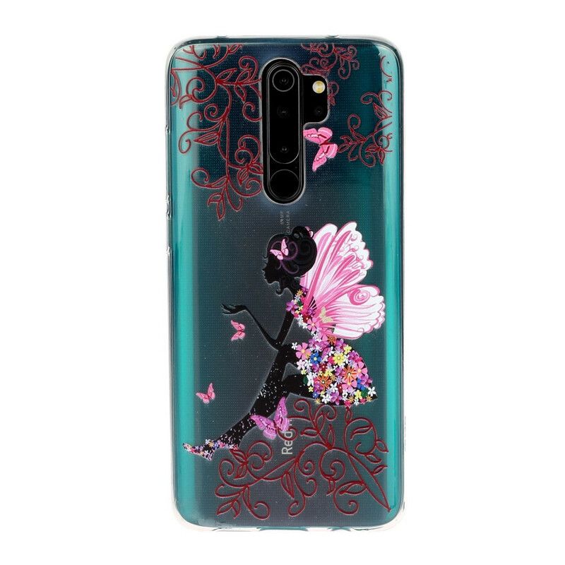 Deksel Til Xiaomi Redmi Note 8 Pro Blomsterfe