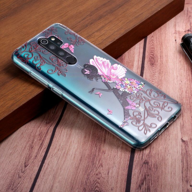 Deksel Til Xiaomi Redmi Note 8 Pro Blomsterfe