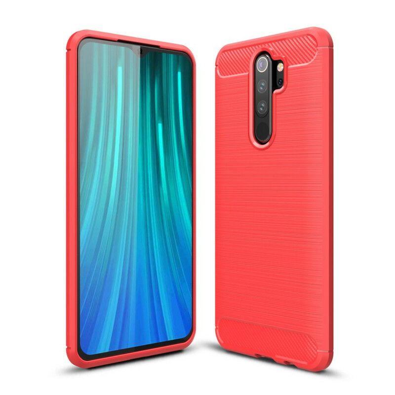 Deksel Til Xiaomi Redmi Note 8 Pro Børstet Karbonfiber