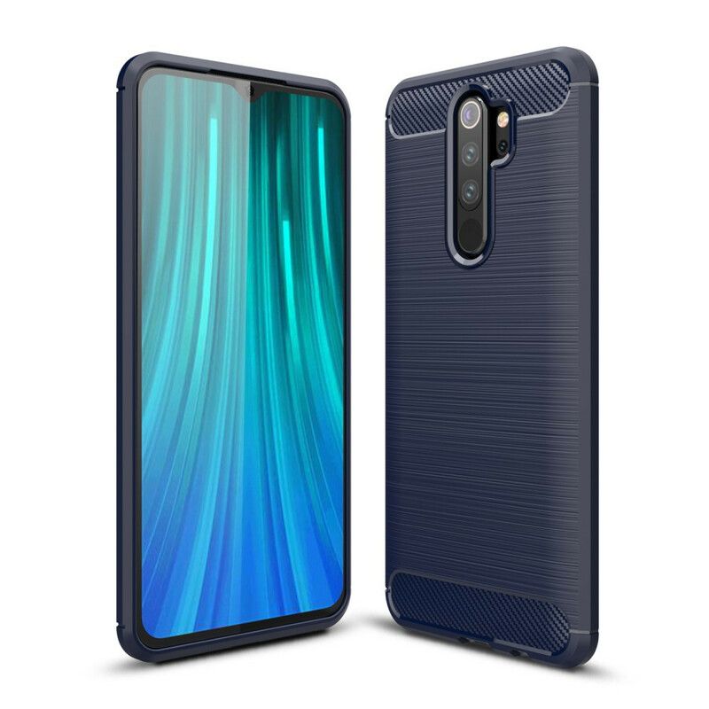 Deksel Til Xiaomi Redmi Note 8 Pro Børstet Karbonfiber