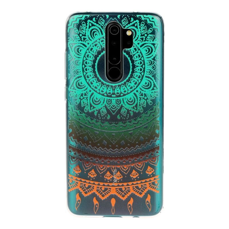 Deksel Til Xiaomi Redmi Note 8 Pro Transparent Farget Mandala