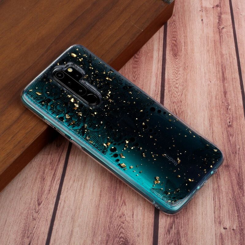 Deksel Til Xiaomi Redmi Note 8 Pro Transparent Grå Mandala