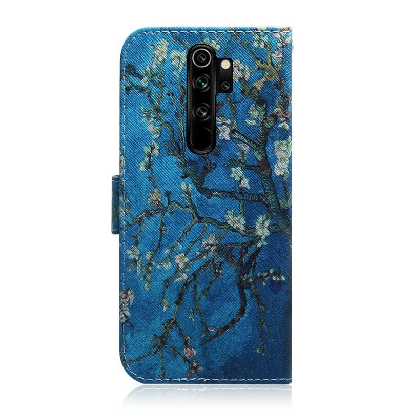 Folio Deksel Til Xiaomi Redmi Note 8 Pro Blomstrende Grener