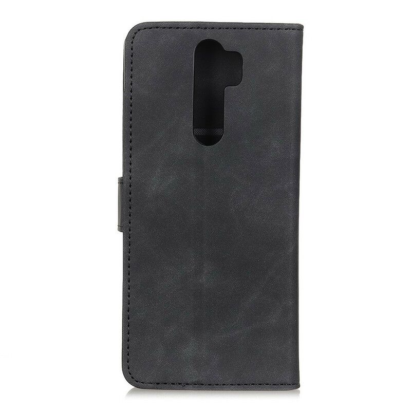 Folio Deksel Til Xiaomi Redmi Note 8 Pro Matt Vintage Skinneffekt Khazneh