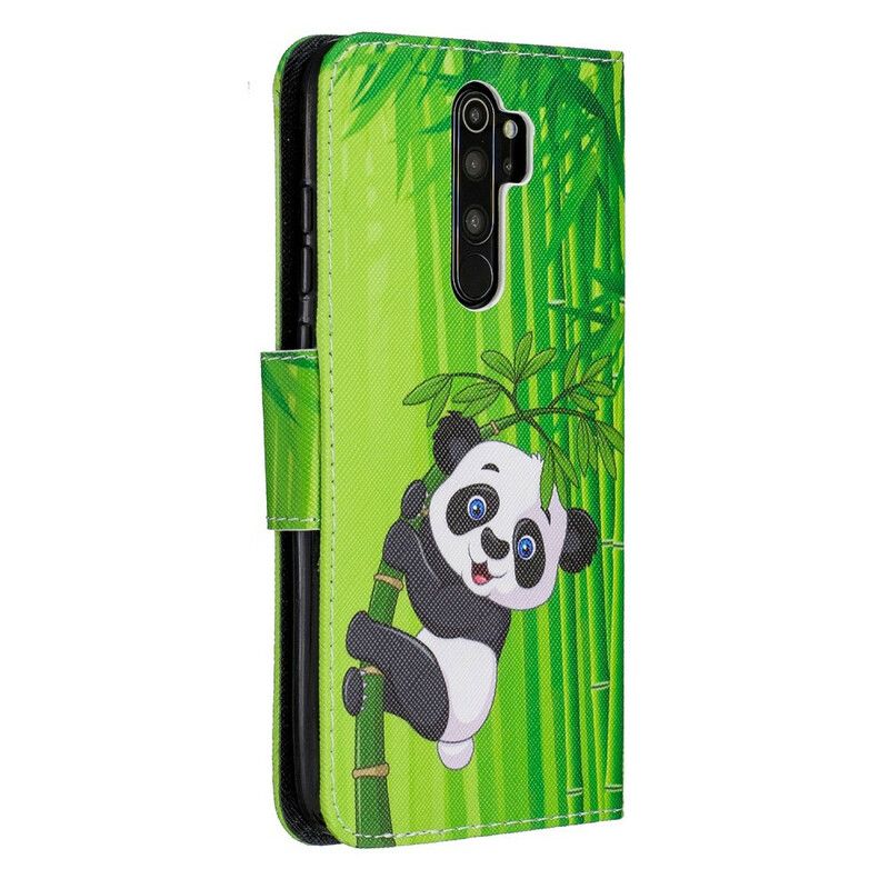 Folio Deksel Til Xiaomi Redmi Note 8 Pro Panda Og Bambus