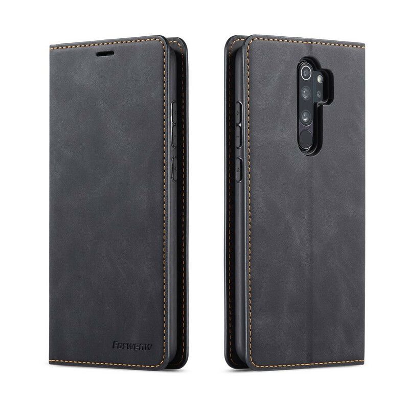 Folio Deksel Til Xiaomi Redmi Note 8 Pro Skinneffekt Forwenw