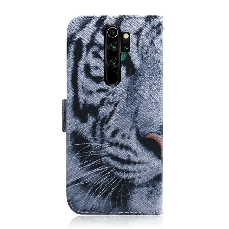 Folio Deksel Til Xiaomi Redmi Note 8 Pro Tigeransikt