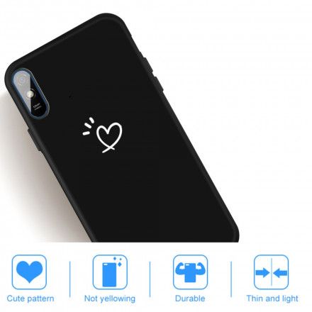 Deksel Til Xiaomi Redmi 9A Beating Heart Silikon