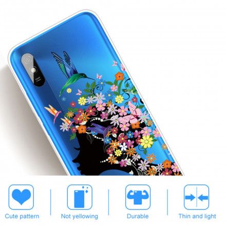 Deksel Til Xiaomi Redmi 9A Nydelig Blomsterhode