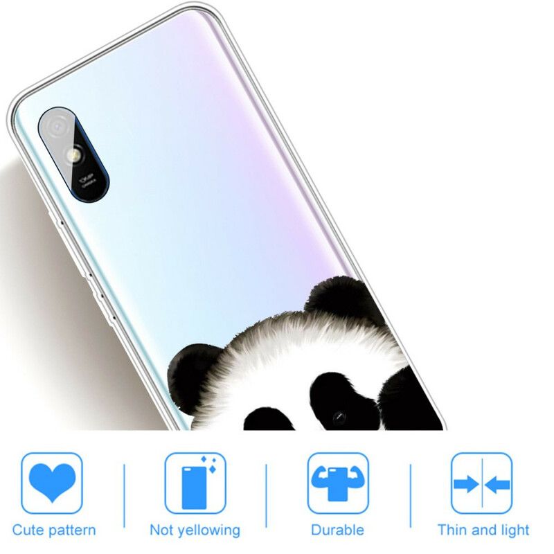 Deksel Til Xiaomi Redmi 9A Transparent Panda