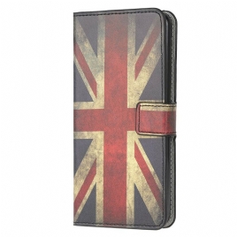 Folio Deksel Til Xiaomi Redmi 9A Englands Flagg