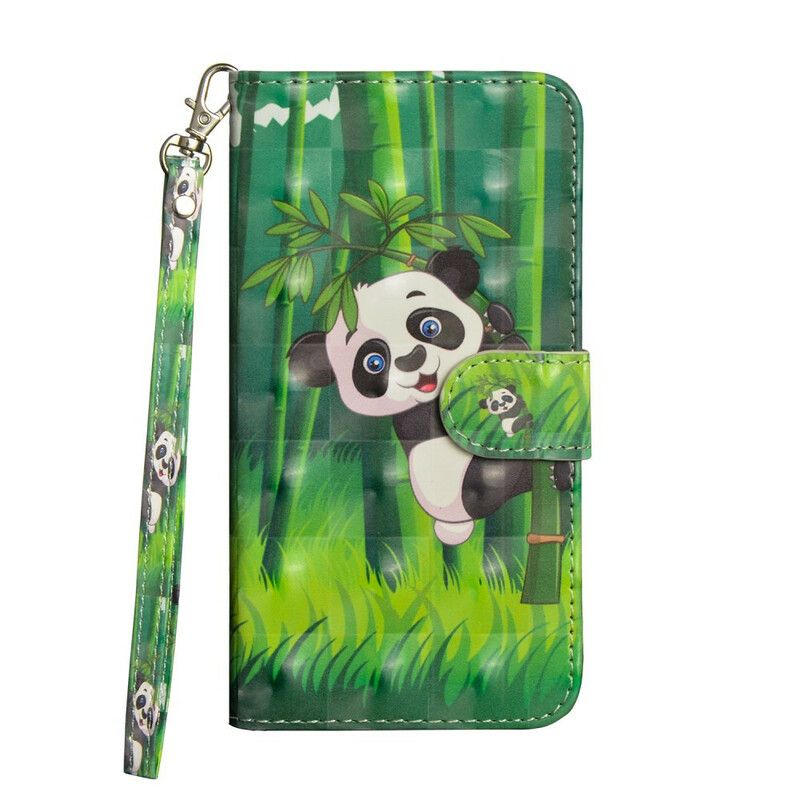 Lærdeksel Til Xiaomi Redmi 9A Panda Og Bambus