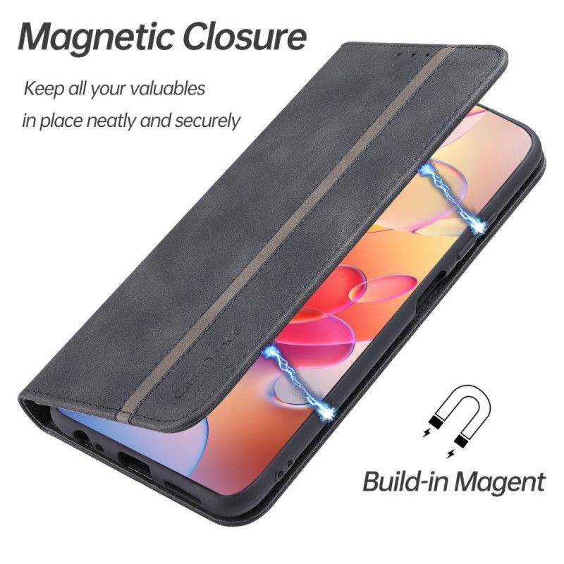 Beskyttelse Deksel Til Xiaomi Redmi Note 10 Pro Folio Deksel Faux Leather Casedance