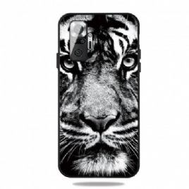 Deksel Til Xiaomi Redmi Note 10 Pro Svart Og Hvit Tiger