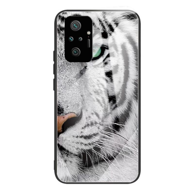 Deksel Til Xiaomi Redmi Note 10 Pro Tiger Herdet Glass