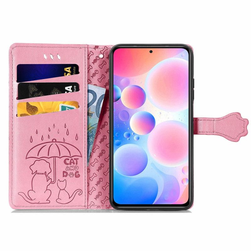 Folio Deksel Til Xiaomi Redmi Note 10 Pro Animerte Dyr