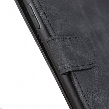 Folio Deksel Til Xiaomi Redmi Note 10 Pro Vintage Skinneffekt Khazneh