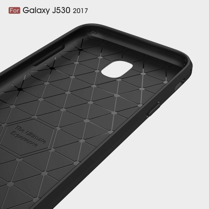 Deksel Til Samsung Galaxy J5 2017 Børstet Karbonfiber