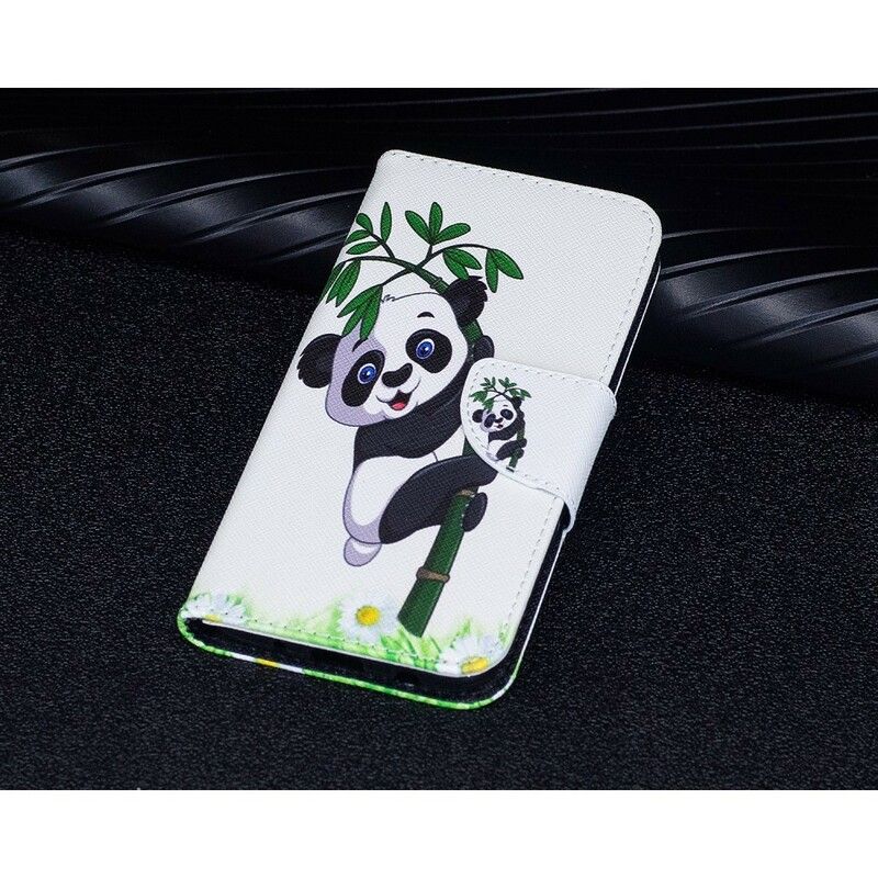 Folio Deksel Til Samsung Galaxy J5 2017 Panda På Bambus