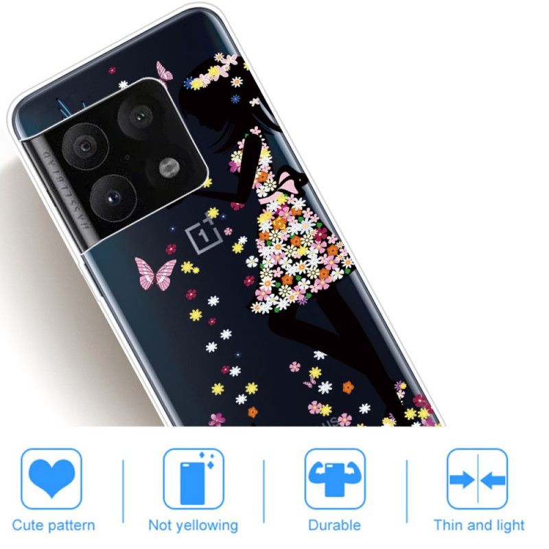 Deksel Til OnePlus 10 Pro 5G Blomsterjente