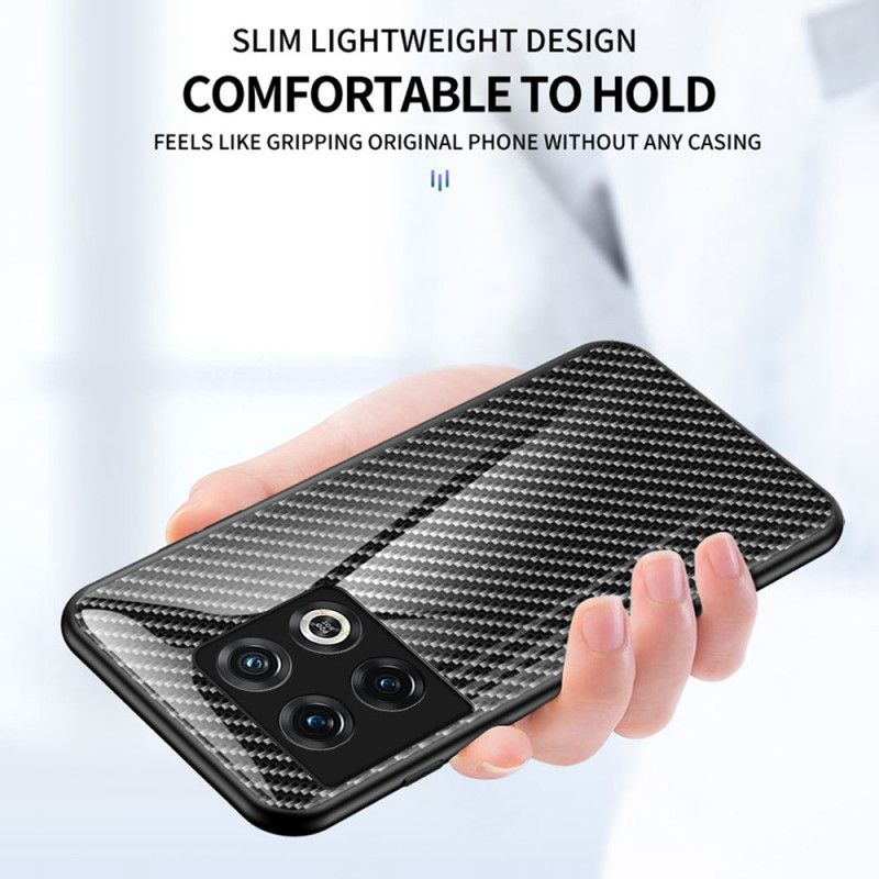 Deksel Til OnePlus 10 Pro 5G Karbonfiberherdet Glass