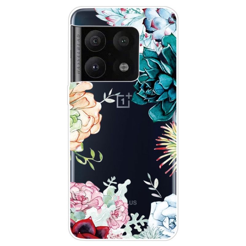 Deksel Til OnePlus 10 Pro 5G Sømløse Akvarellblomster