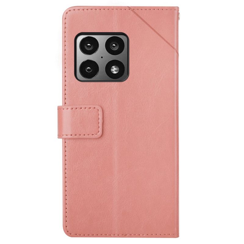 Folio Deksel Til OnePlus 10 Pro 5G Y Design Geo Leather Style