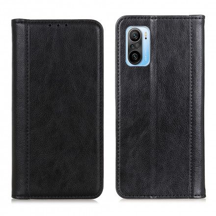 Beskyttelse Deksel Til Xiaomi Mi 11i 5G / Poco F3 Folio Deksel Elegance Split Litchi Leather