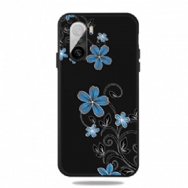 Deksel Til Xiaomi Mi 11i 5G / Poco F3 Blå Blomster