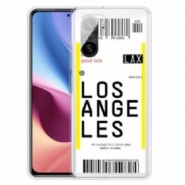 Mobildeksel Til Xiaomi Mi 11i 5G / Poco F3 Boardingkort Til Los Angeles