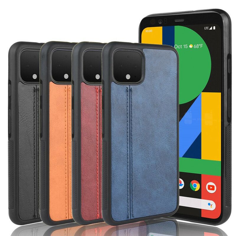 Mobildeksel Til Google Pixel 4 XL Søm Skinneffekt