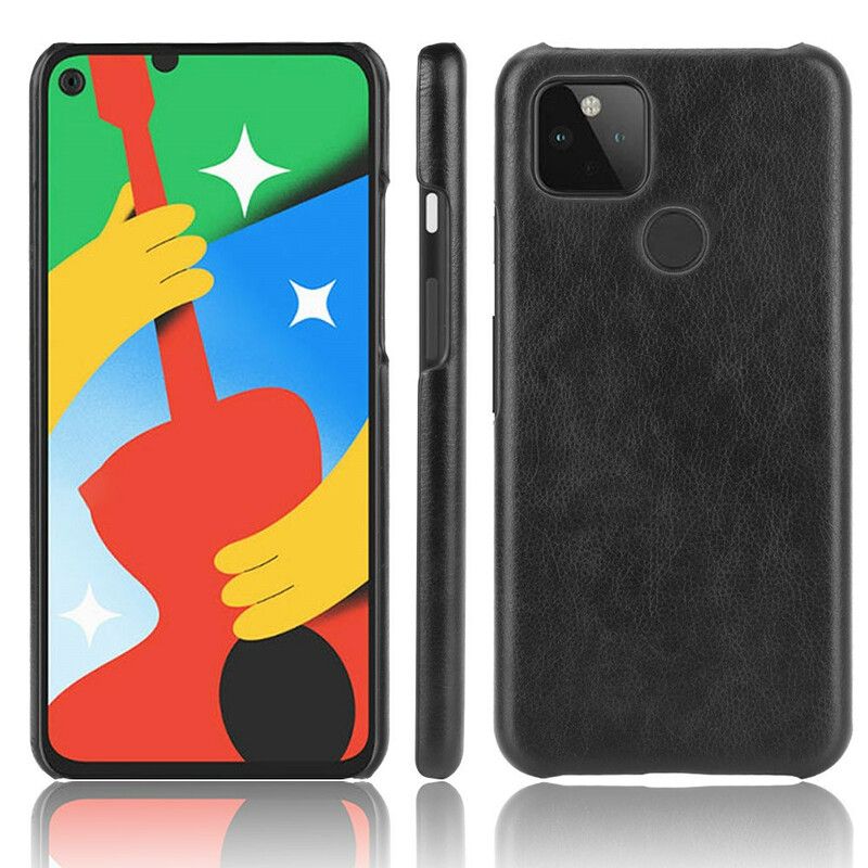 Deksel Til Google Pixel 4A 5G Performance Litchi Leather Effect