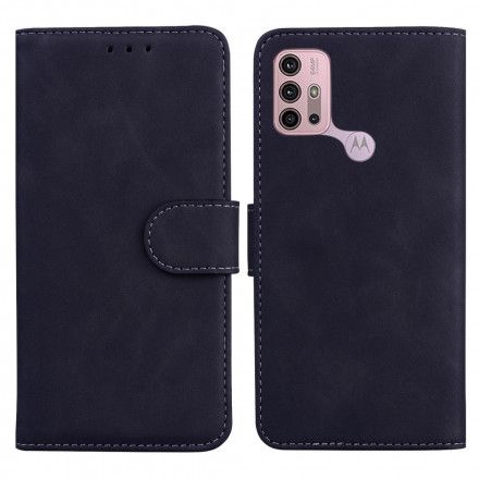 Folio Deksel Til Moto G10 / G30 Vintage Couture Skinnstil