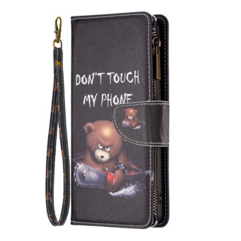 Lærdeksel Til Xiaomi 13 Lite Lommebok Lærdeksel Dangerous Bear Wallet