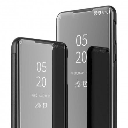 Beskyttelse Deksel Til Oppo Find X3 / X3 Pro Speil Og Kunstskinn