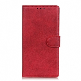 Folio Deksel Til Oppo Find X3 / X3 Pro Matt Vintage Skinneffekt