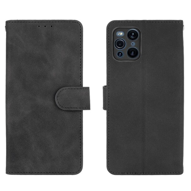 Folio Deksel Til Oppo Find X3 / X3 Pro Skin-touch