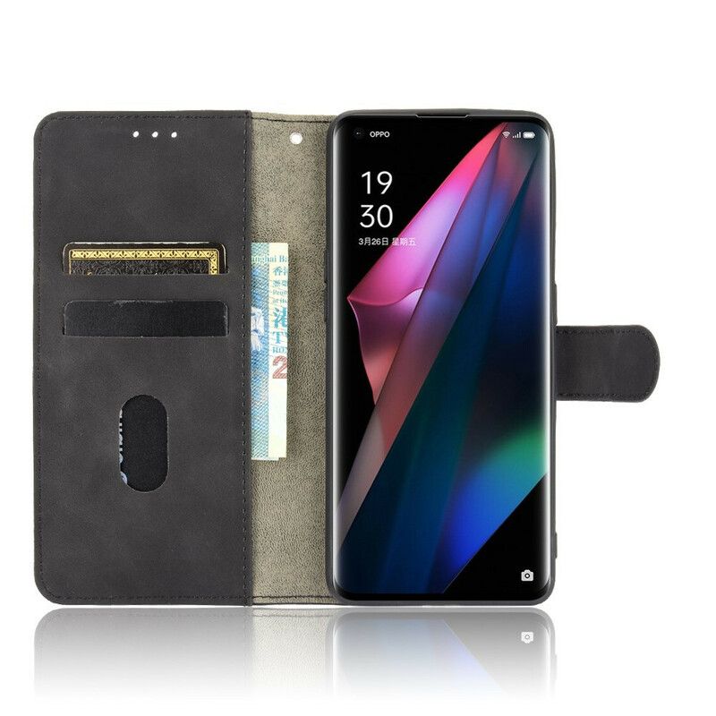 Folio Deksel Til Oppo Find X3 / X3 Pro Skin-touch