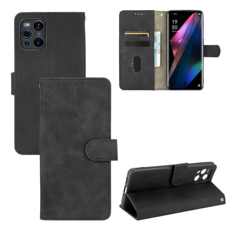 Folio Deksel Til Oppo Find X3 / X3 Pro Skin-touch