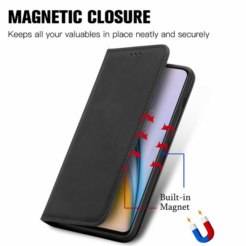 Beskyttelse Deksel Til OnePlus Nord 2 5G Folio Deksel Skin-touch Design