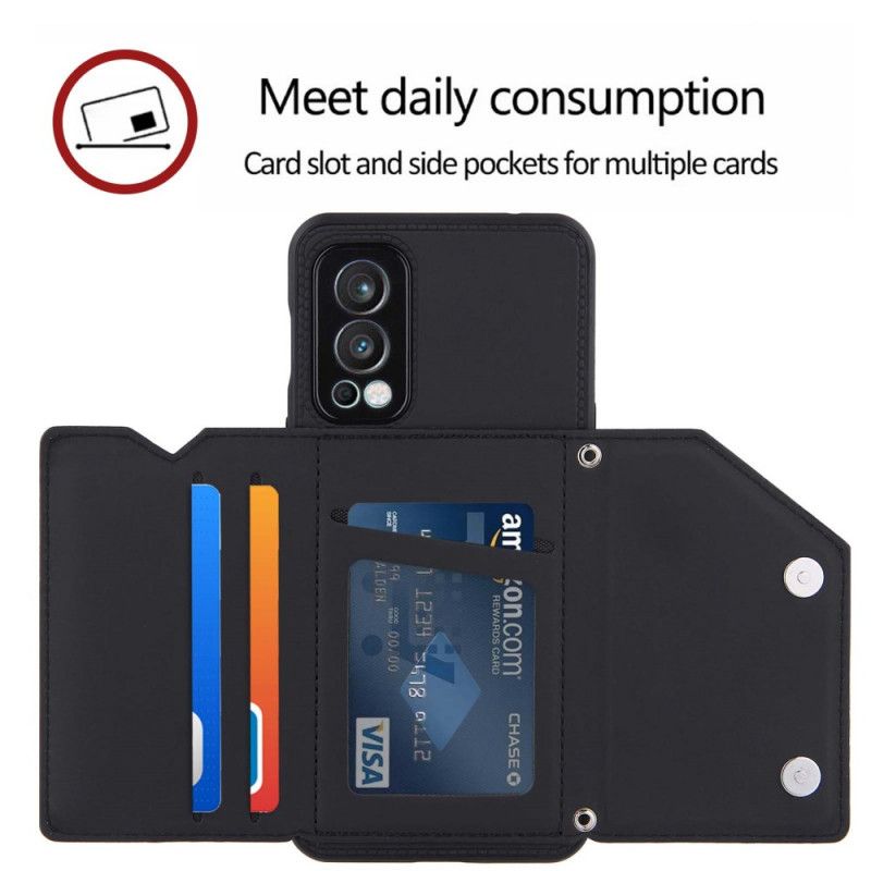 Deksel Til OnePlus Nord 2 5G Multi-card Holder Stropp