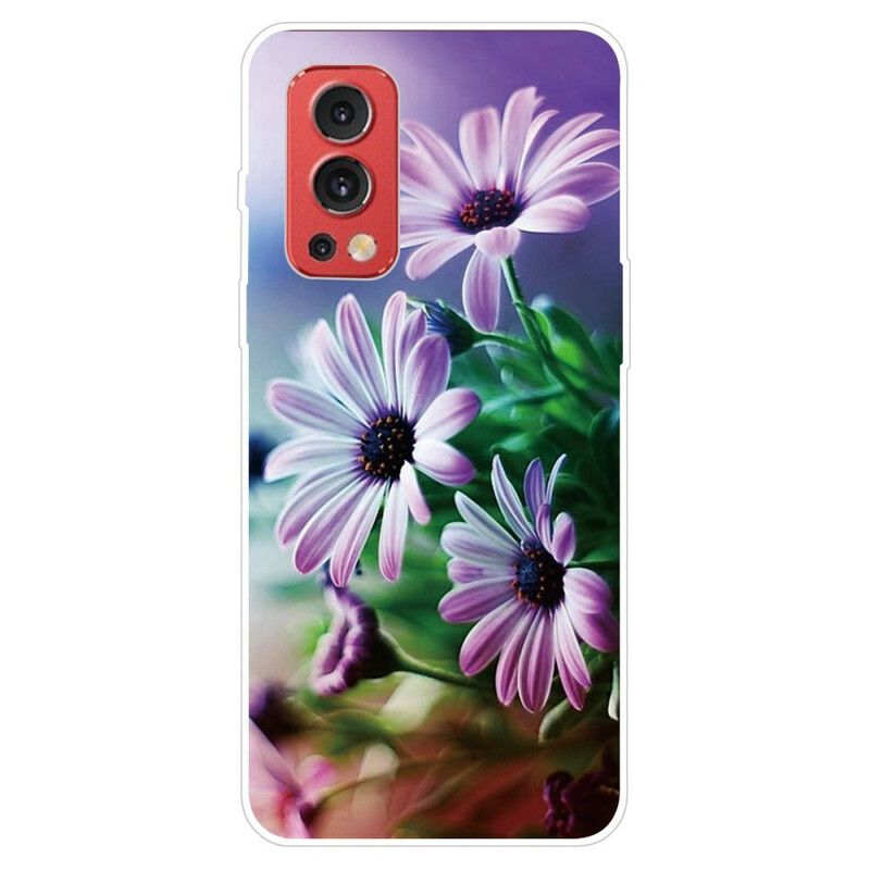 Deksel Til OnePlus Nord 2 5G Realistiske Blomster